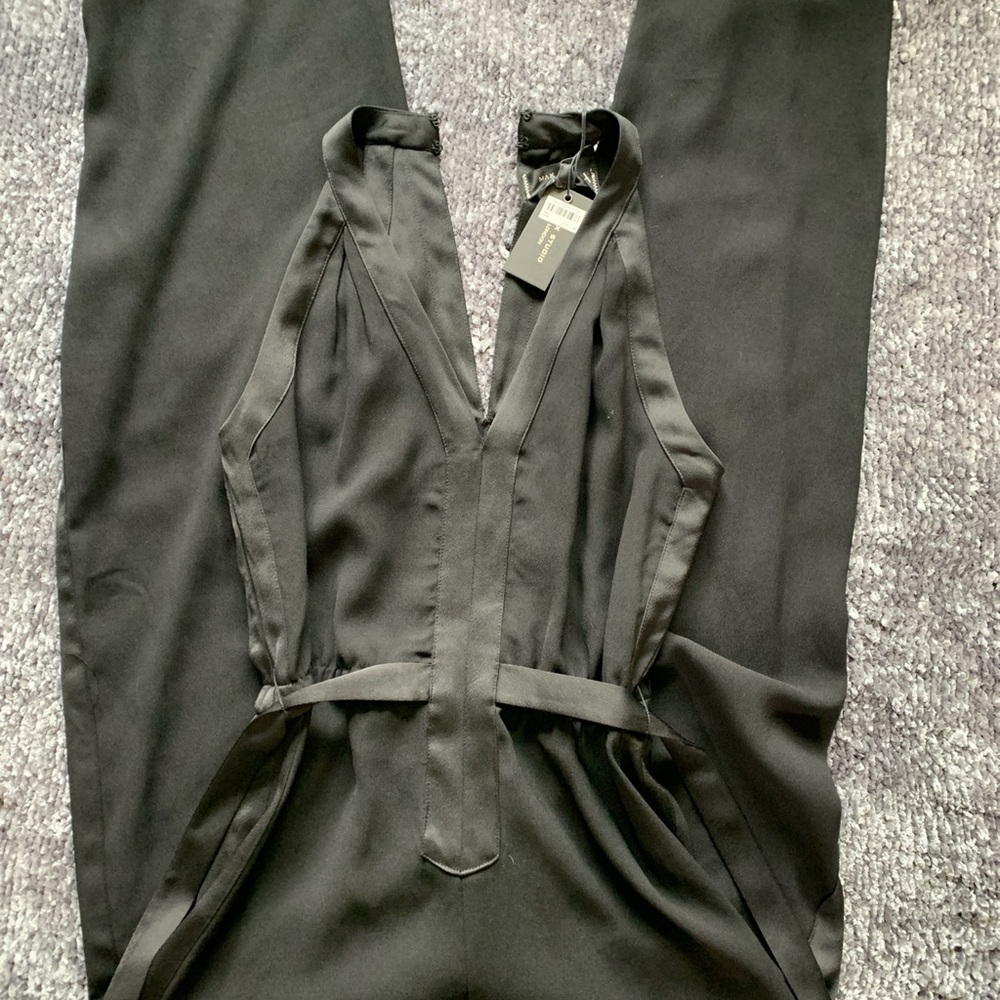 Double Saline Crepe Jumpsuit